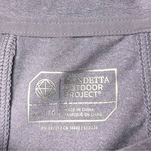 Mondetta Outdoor Project Lilac Short Sleeve Tee XL - Picture 4 of 5